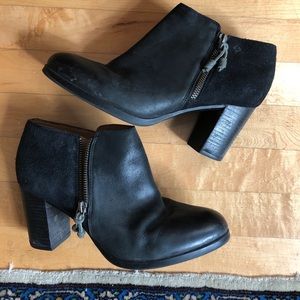 Sperry Dasher Lille Black Leather Ankle Bootie 8.5